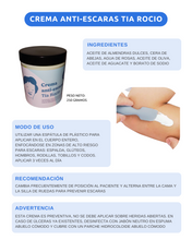 ficha informativa de crema anti escaras