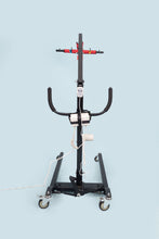 grúa para pacientes eléctrica alámbrica vista frontal