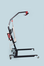 grúa para pacientes eléctrica inalámbrica vista lateral