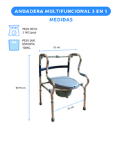 Andadera Multifuncional 3 en 1