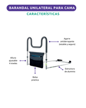 Barandal Unilateral para Cama en forma de ¨U¨