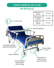 Cama de Hospital Manual de Lujo