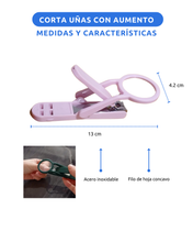 Corta Uñas con Lupa