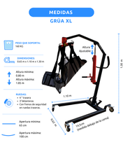 Grúa Bariátrica para Pacientes XL