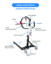 Grúa Eléctrica para Pacientes 2024