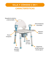 Silla y Cómodo (Completo 2 en 1)